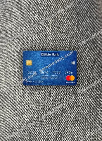 Republic of Ireland Ulster Bank mastercard photolook front